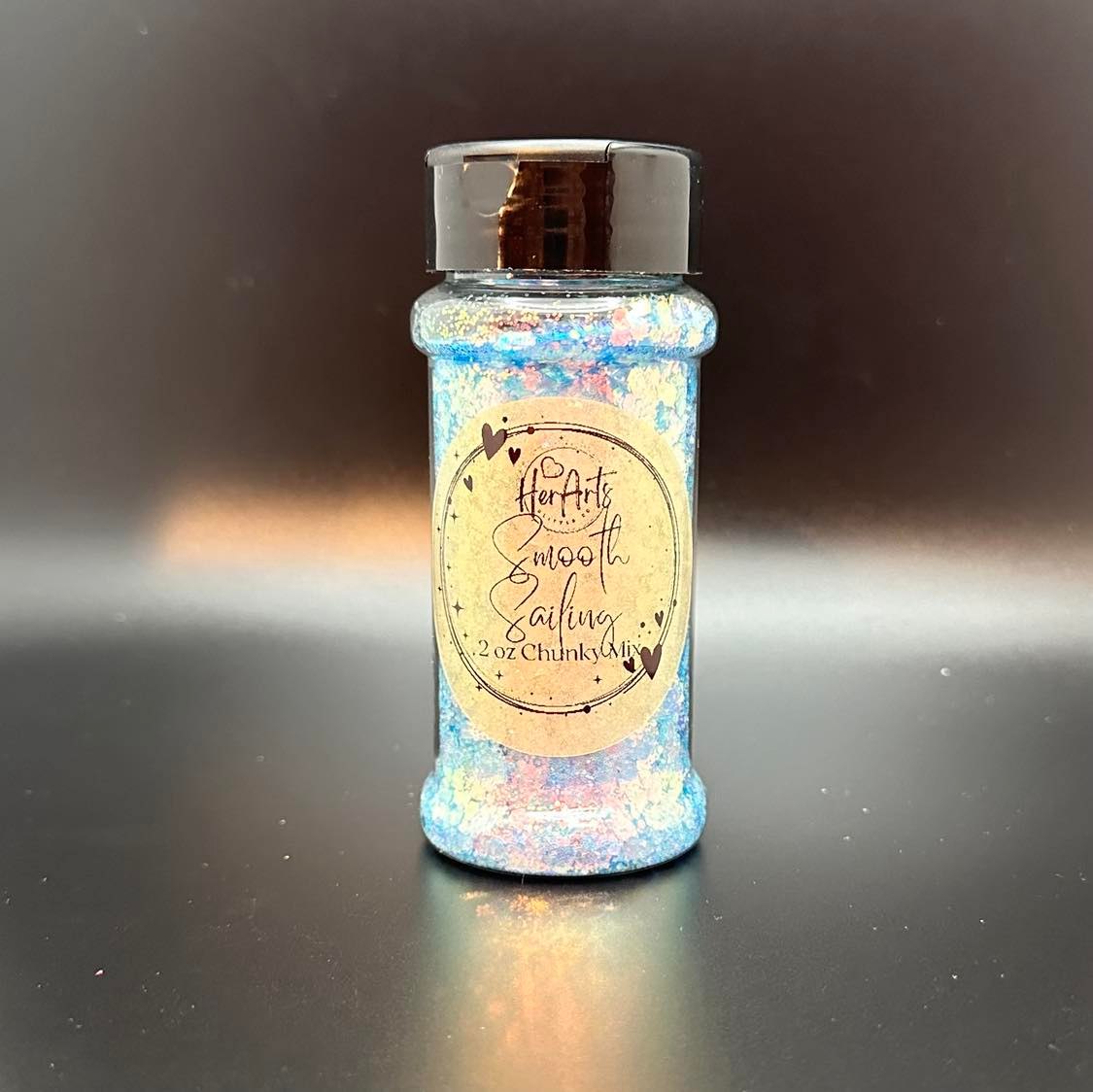 Smooth Sailing Chunky Mix Opal Glitter