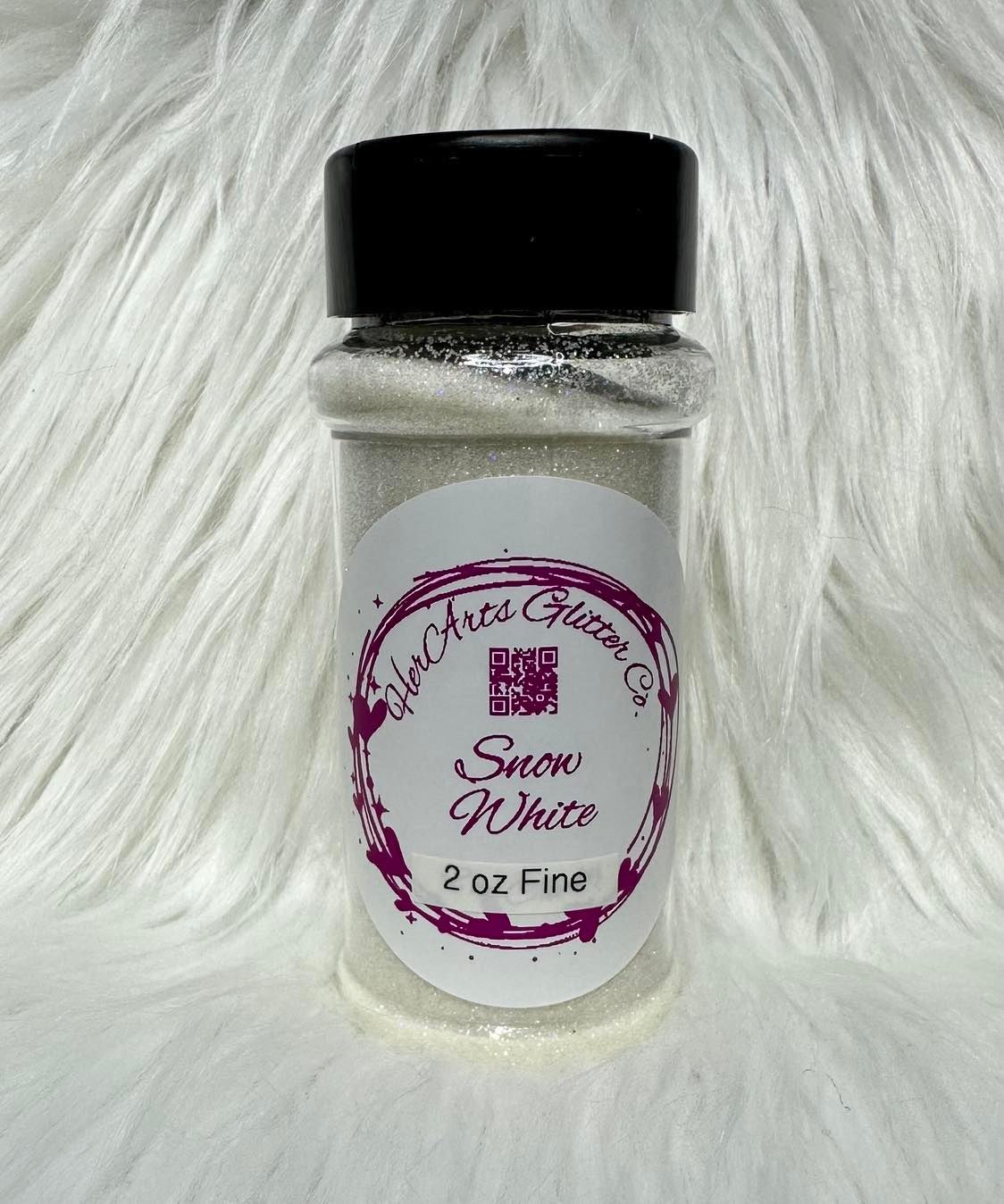 Snow White Holographic Fine Glitter