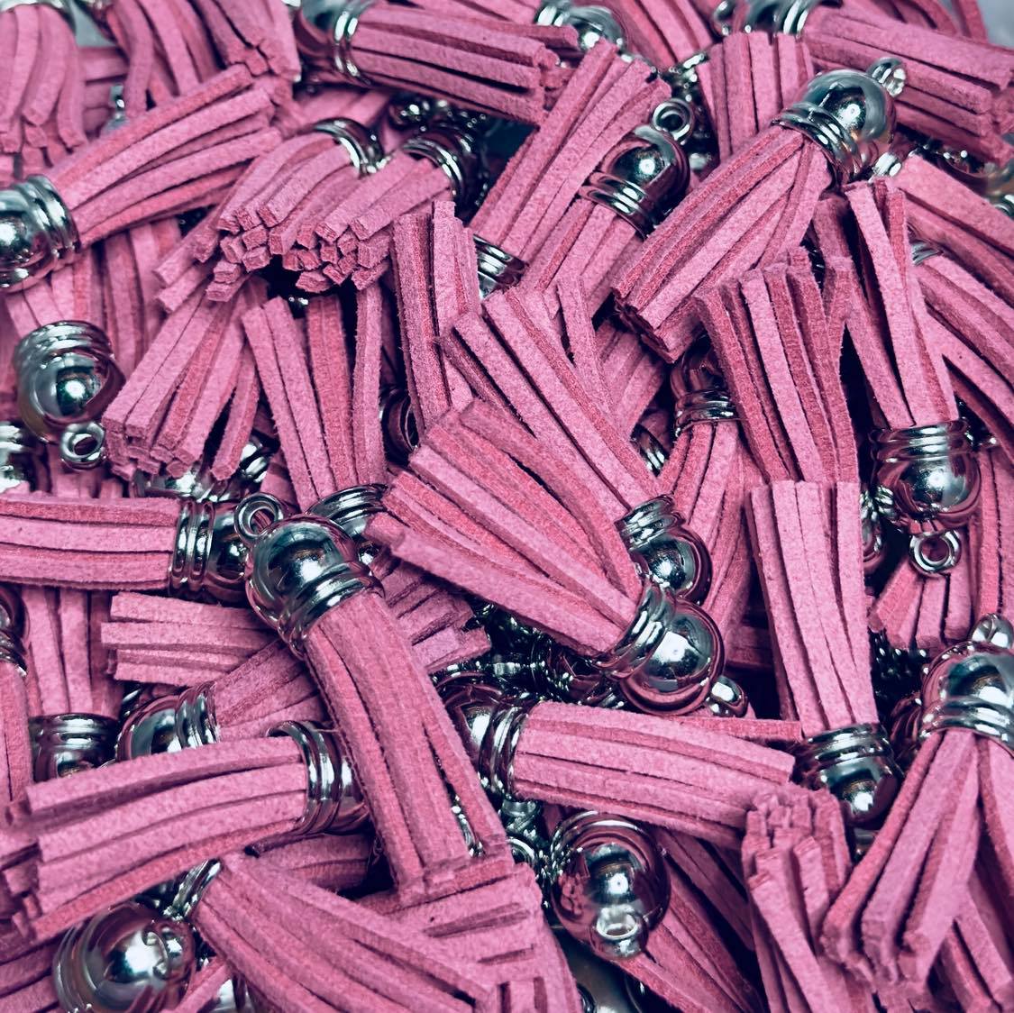 Leather Tassels, Strawberry Punch