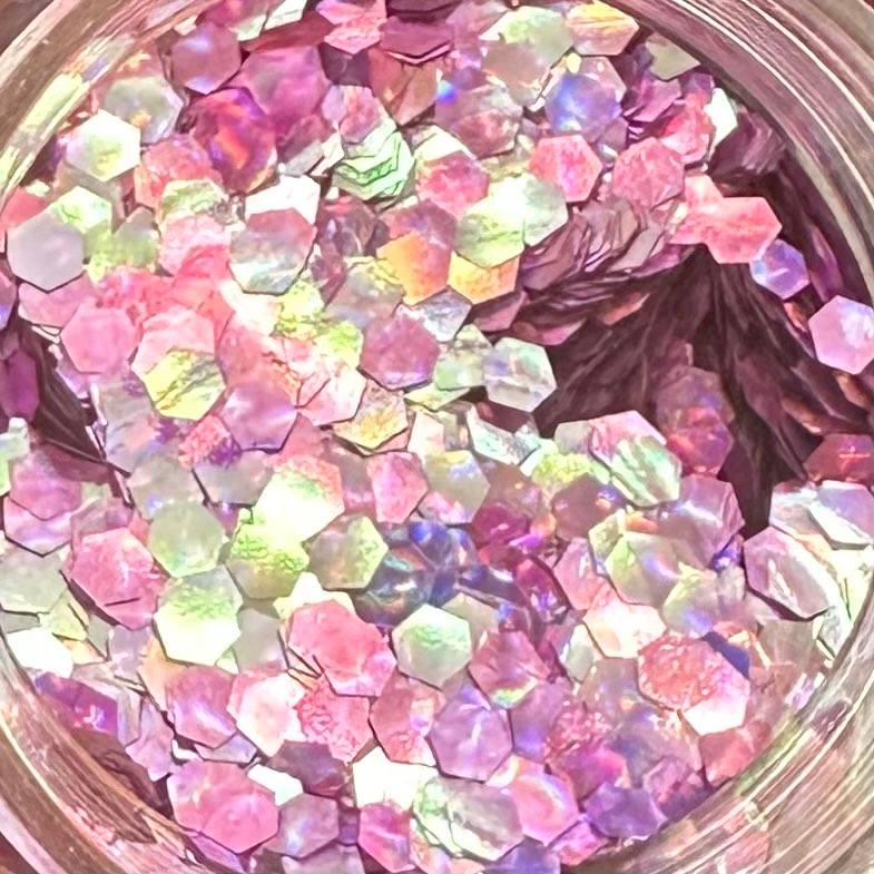 Texas Bluebonnet Cats Eye Holographic Chunky Glitter