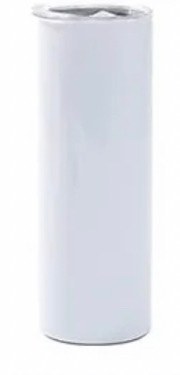 20 oz. White Skinny Straight Sublimation Tumbler