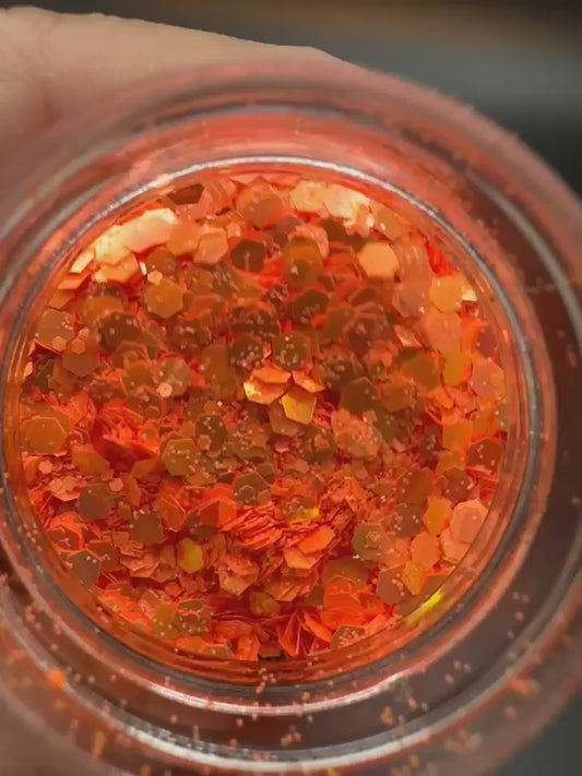 Exotic Melon Pearl Fluorescence Chunky Mix Glitter