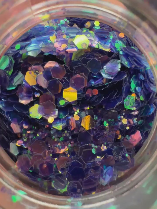 Oil Slick Highlight Iridescent  Glitter