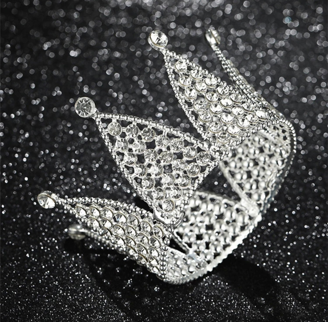 Tumbler Tiaras, Silver