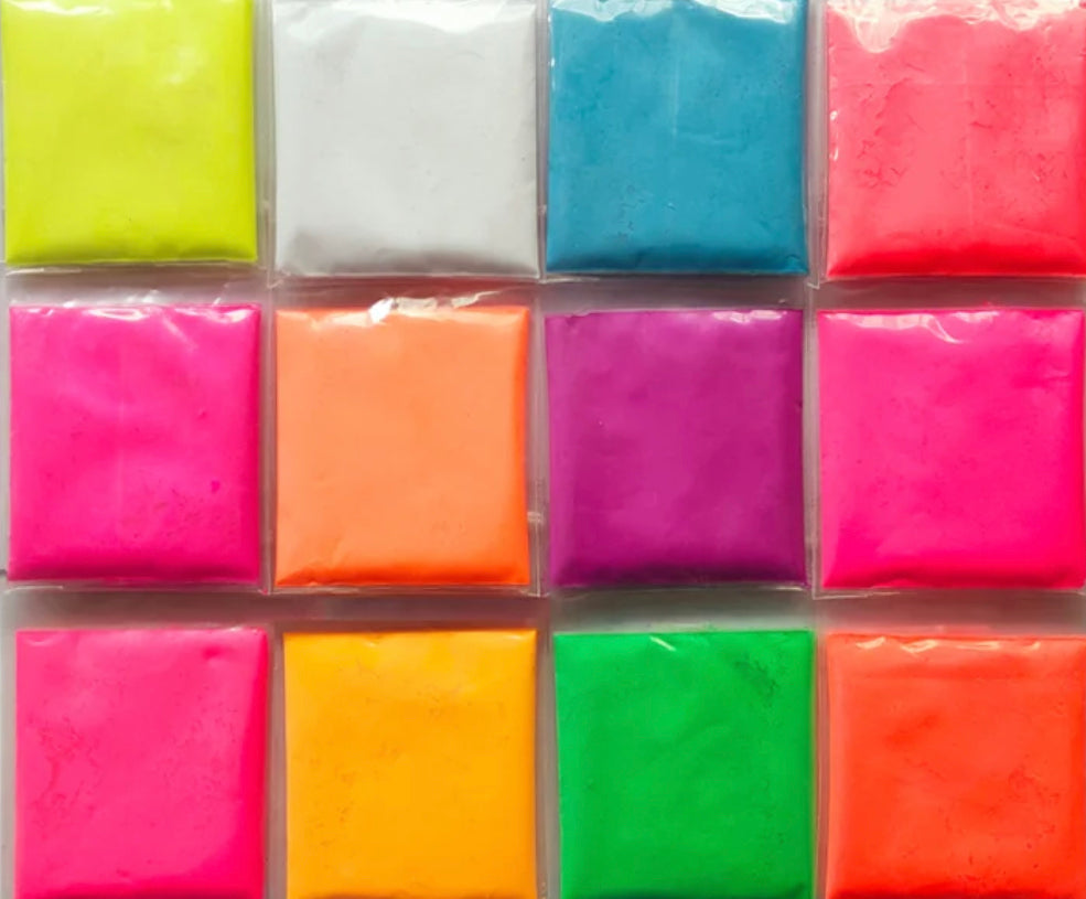 Neon Mica Powder, Kiwi