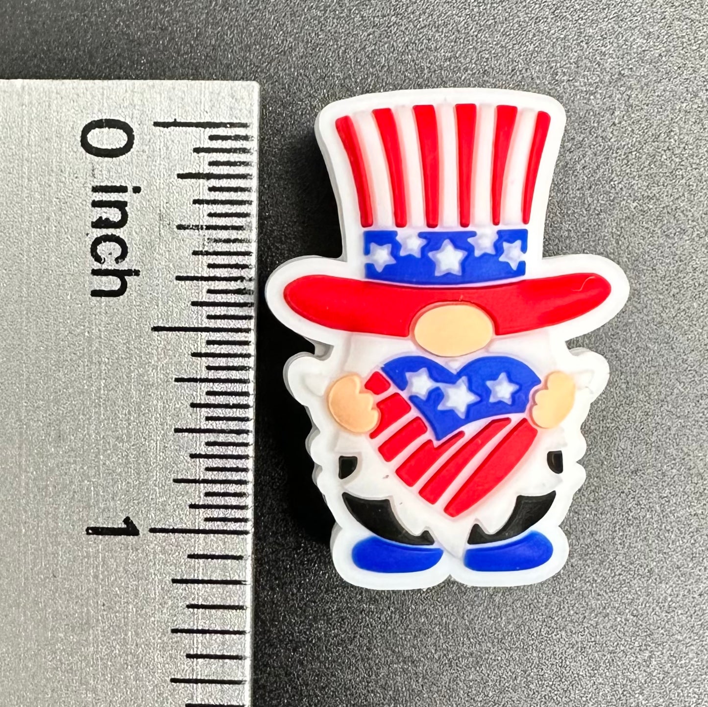 Focal Bead, Uncle Sam Gnome