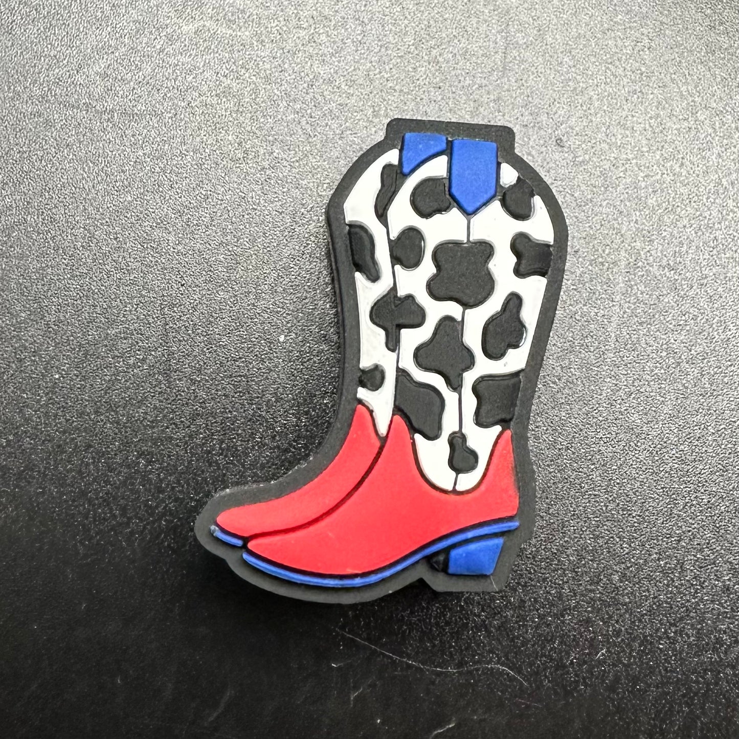 Focal Bead, Red Cowboy Boots