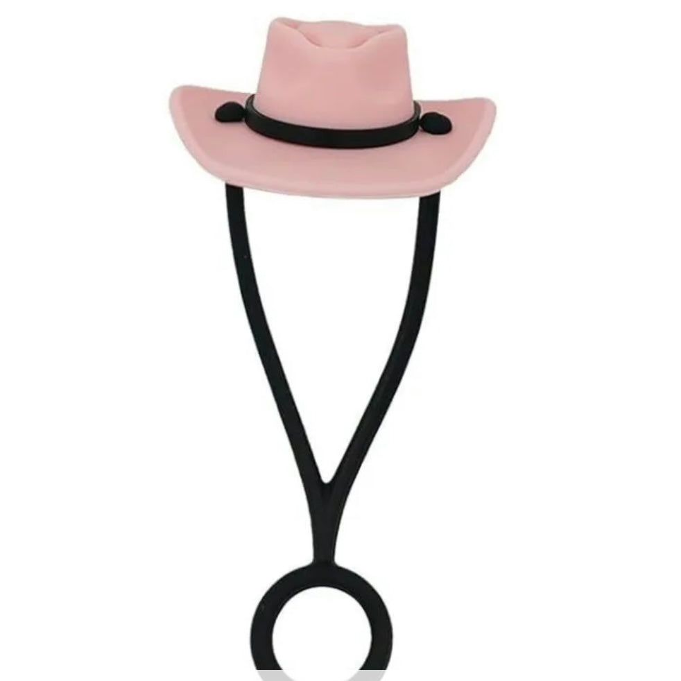 Decorative Silicone Straw Cap, Cowboy Hat