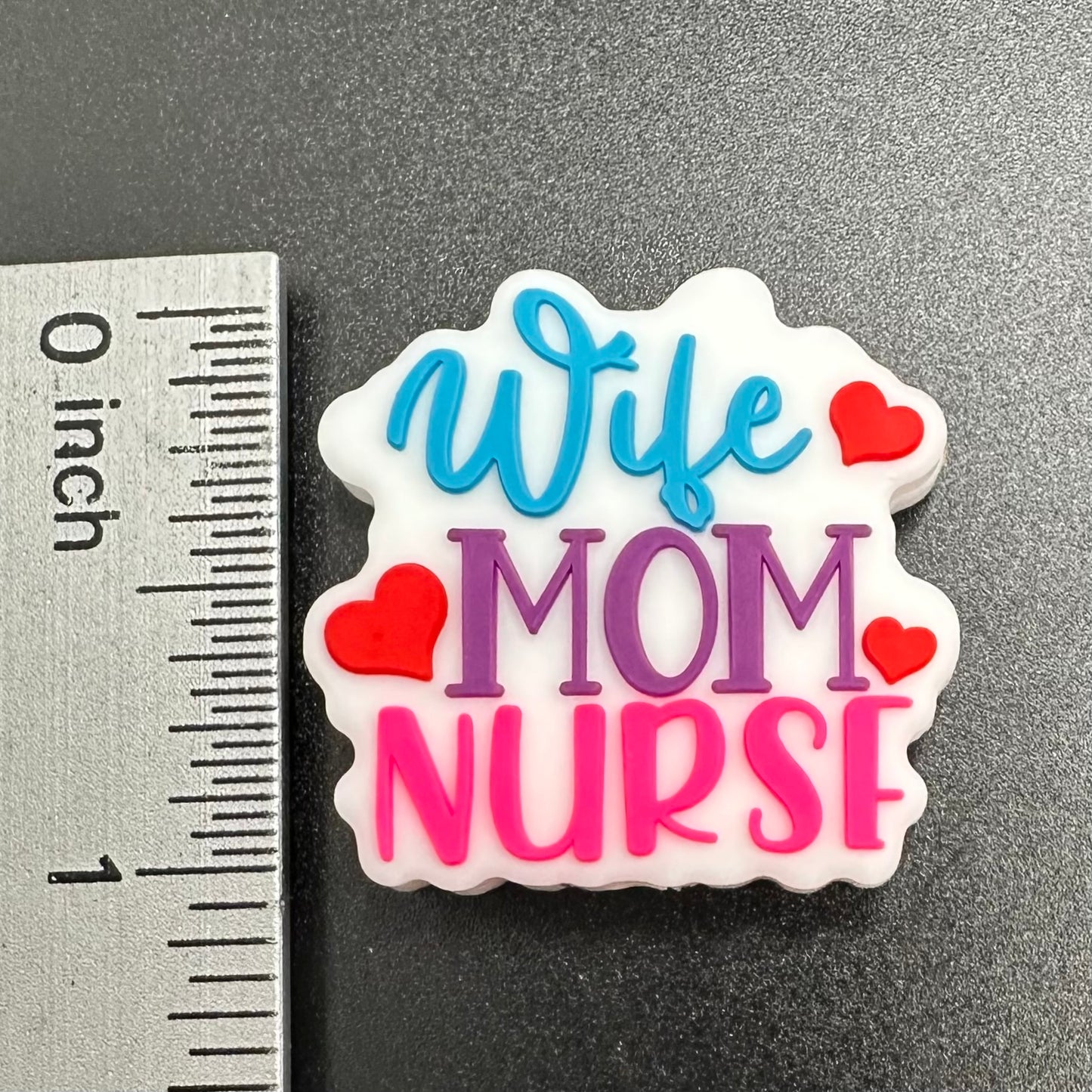 Focal Bead, Wife Mom Nurse