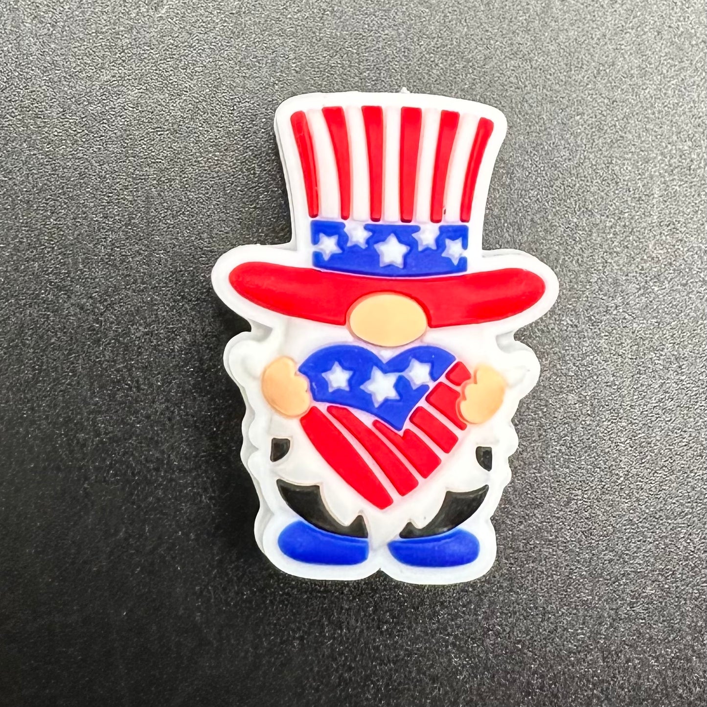 Focal Bead, Uncle Sam Gnome