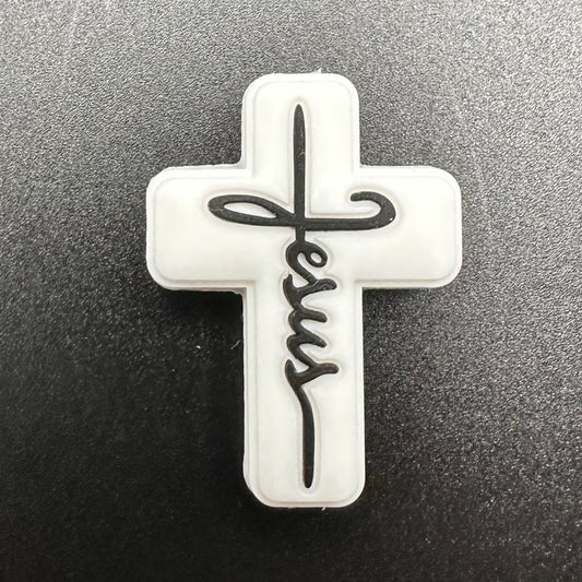 Focal Bead, Jesus Cross