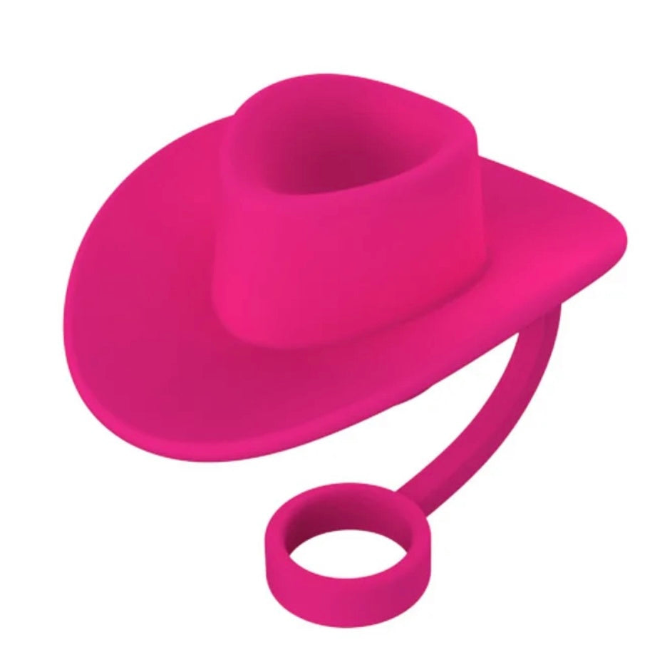 Decorative Silicone Straw Cap, Cowboy Hat