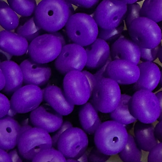 Abacus Silicone Bead,Violet