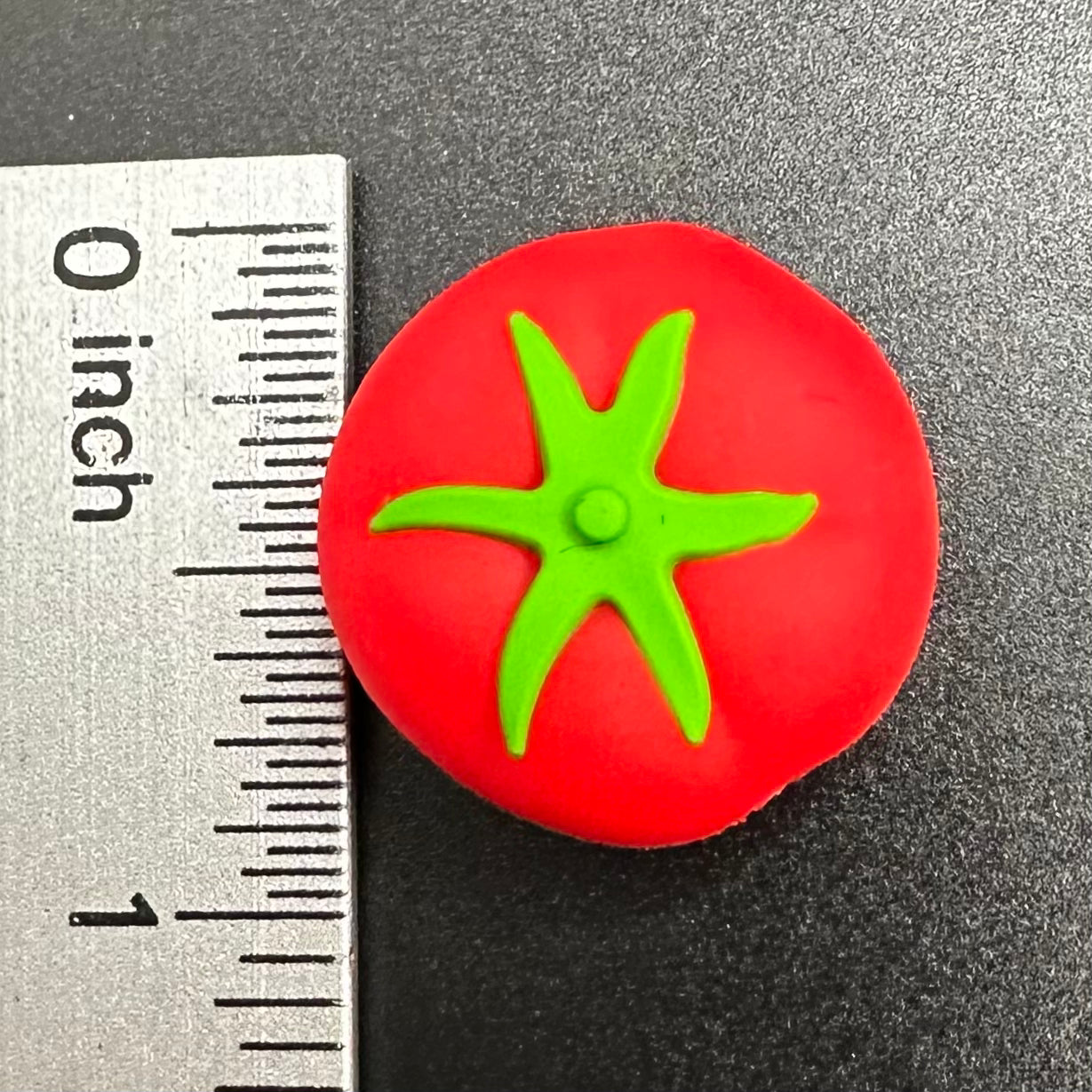 Focal Bead, 3D Tomato