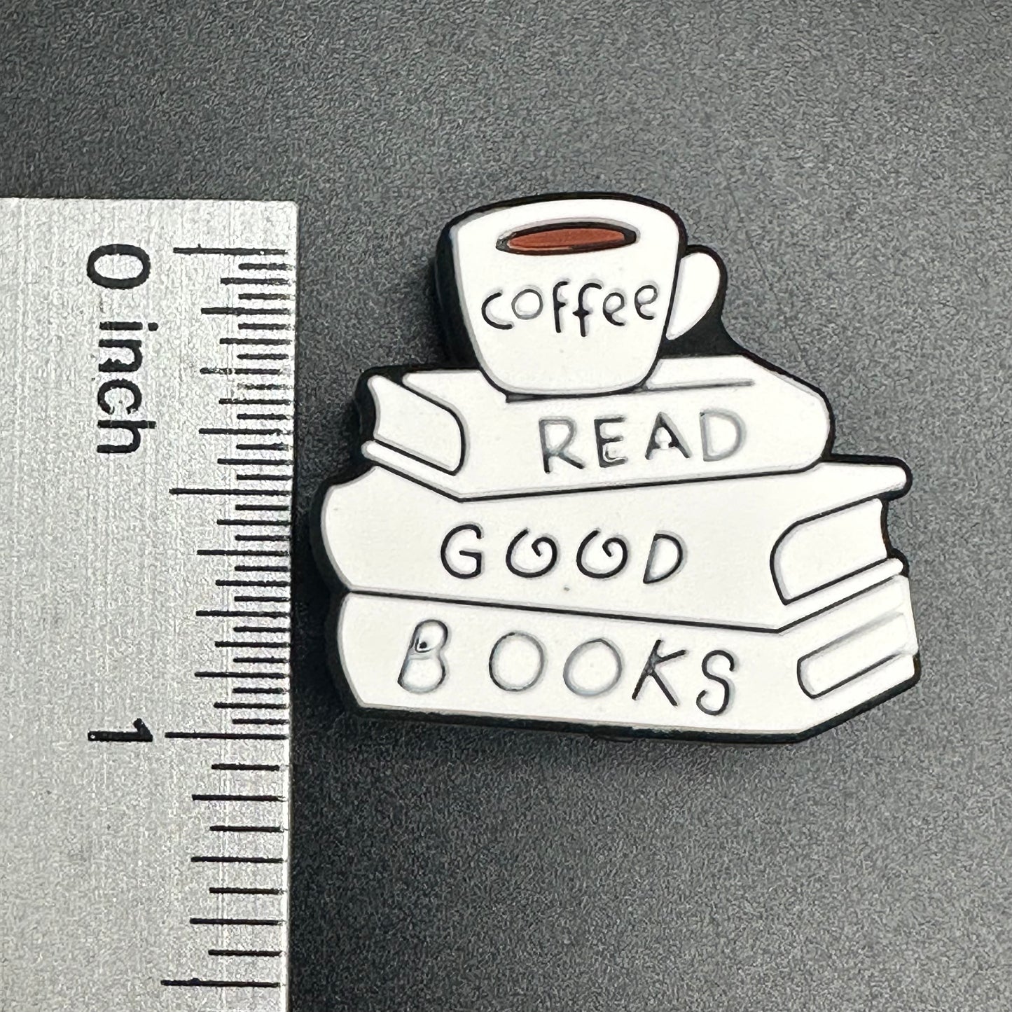Focal Bead, Coffee Read Good Books