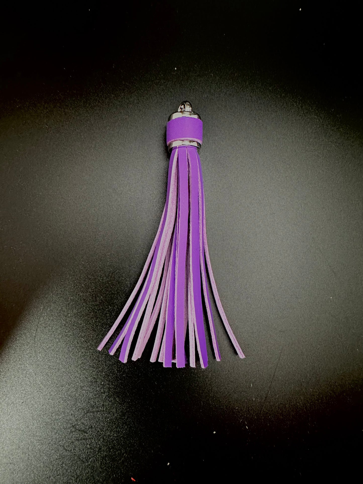 4” Leather Tassels, Violet