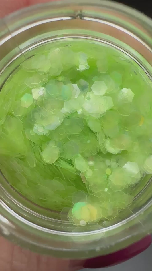 Anole Lizard Holographic Iridescent Chunky Mix Glitter