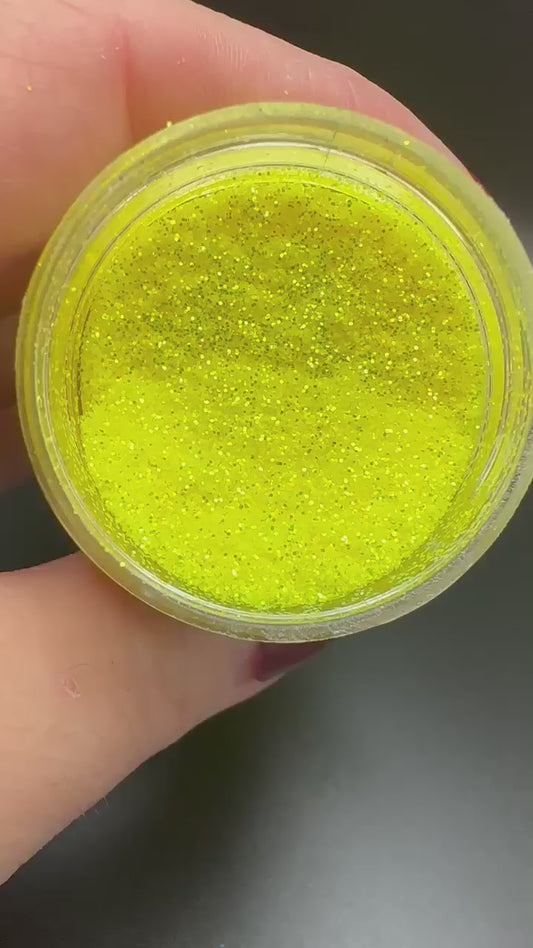 Electric Lemon Holographic Fine Glitter