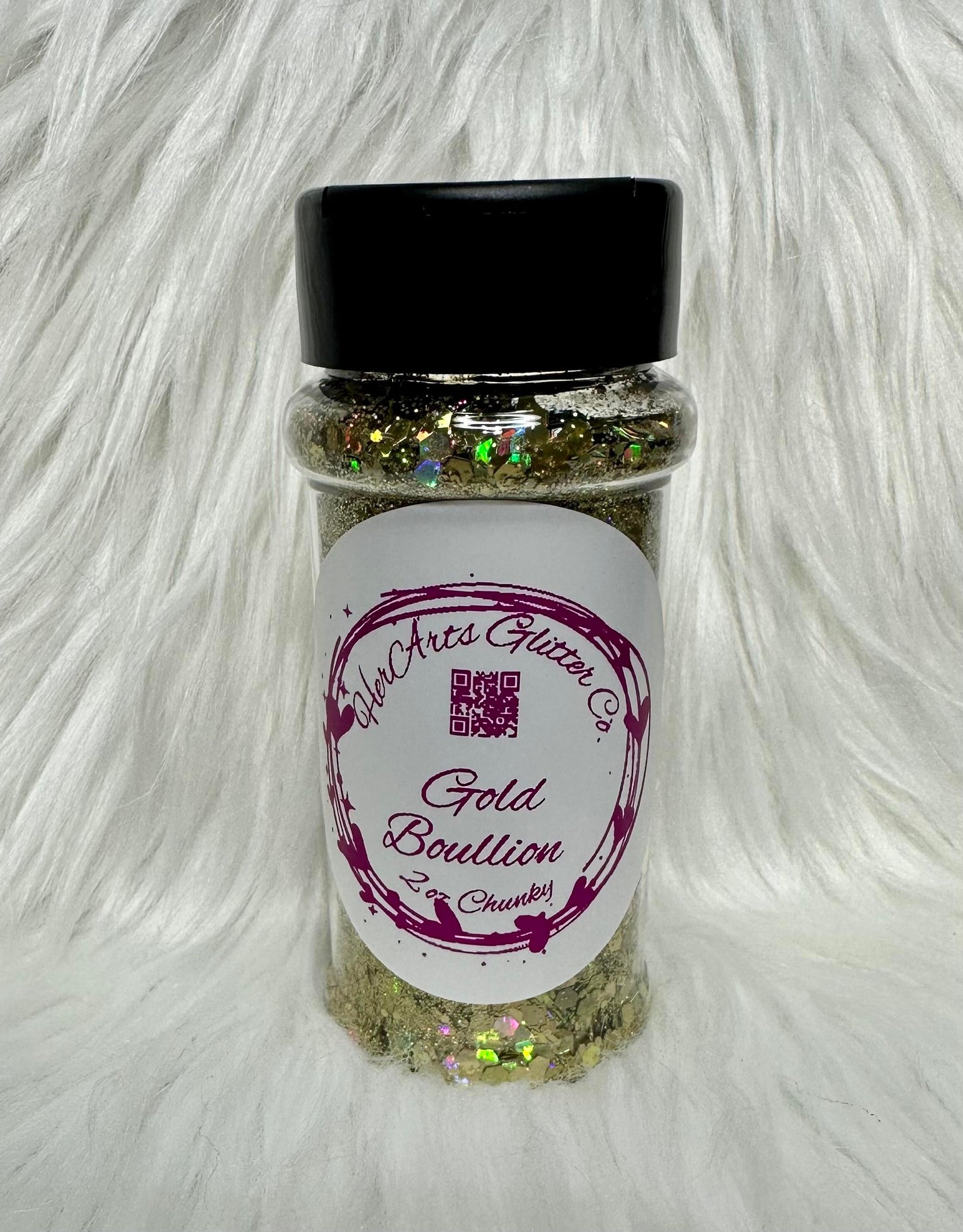 Gold Bouillon Holographic Chunky Mix Glitter
