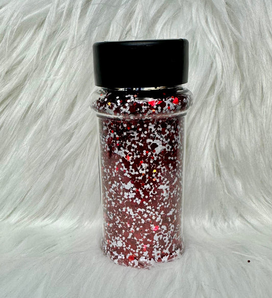 Crushed Peppermint Christmas Chunky Mix Glitter