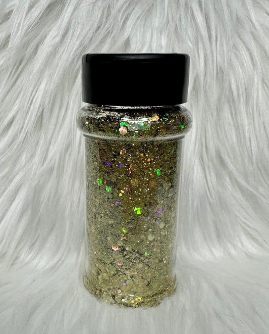 Gold Bouillon Holographic Chunky Mix Glitter