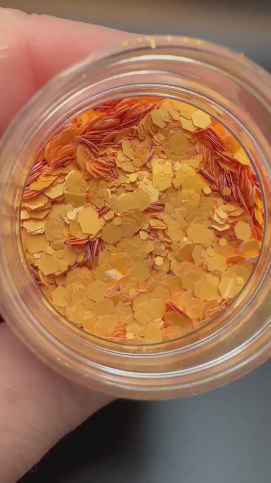 Hibiscus Macaron Chunky Mix Glitter