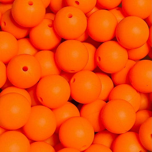 15 mm Silicone Bead, Orange Peel