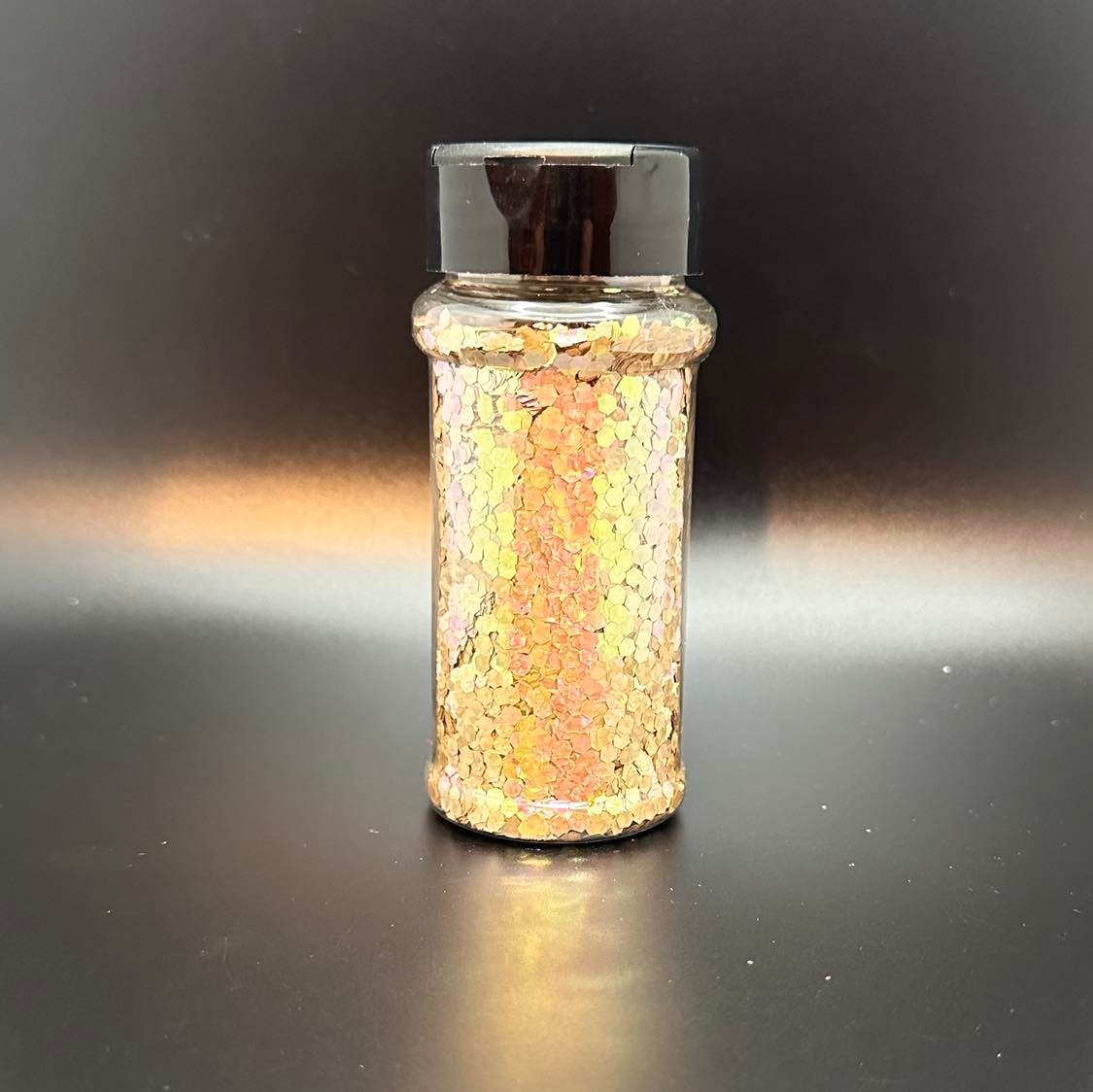 Rose Petals Cats Eye Holographic Chunky Glitter