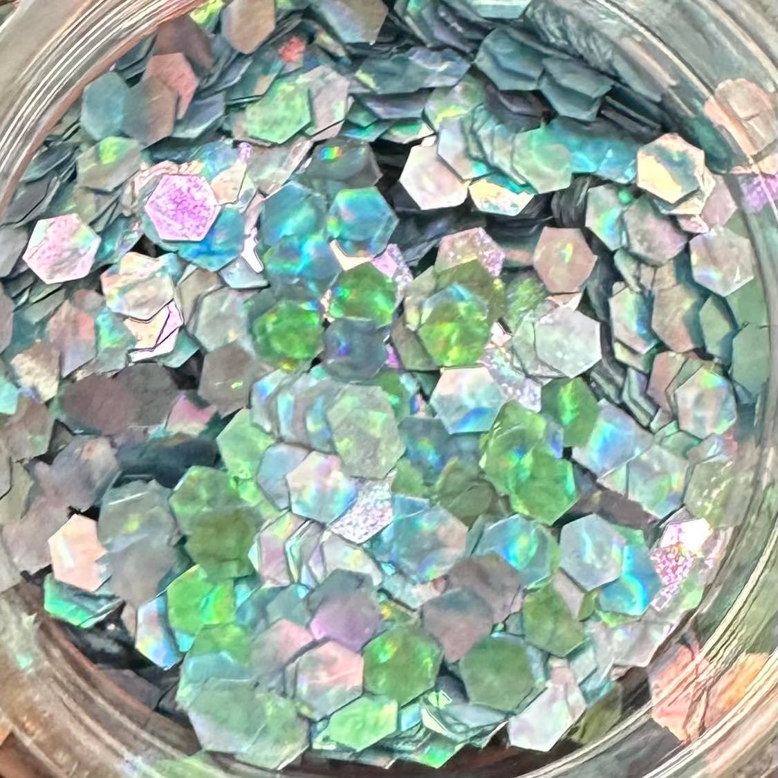 Sea Scapes Cats Eye Holographic Chunky Glitter