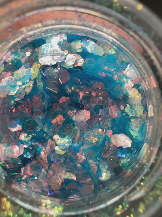 Smooth Sailing Chunky Mix Opal Glitter